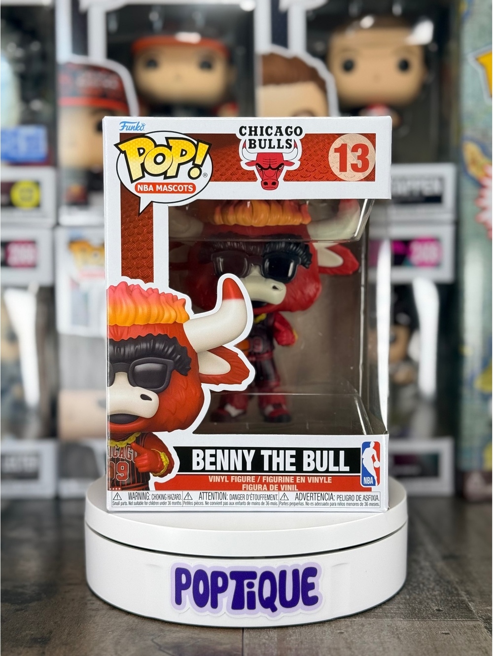 NBA Mascots Chicago Bulls Benny The Bull Funko Pop! #13